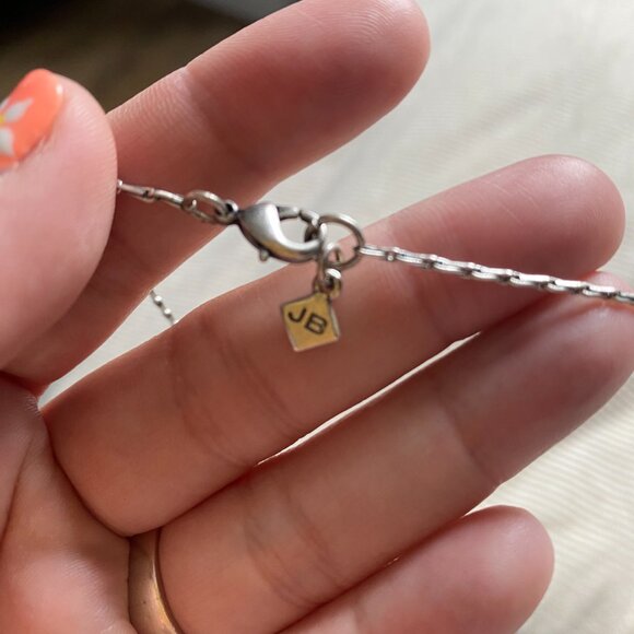 Jenny Bird Sabre Tooth Necklace Silver Chain - Picture 6 of 8